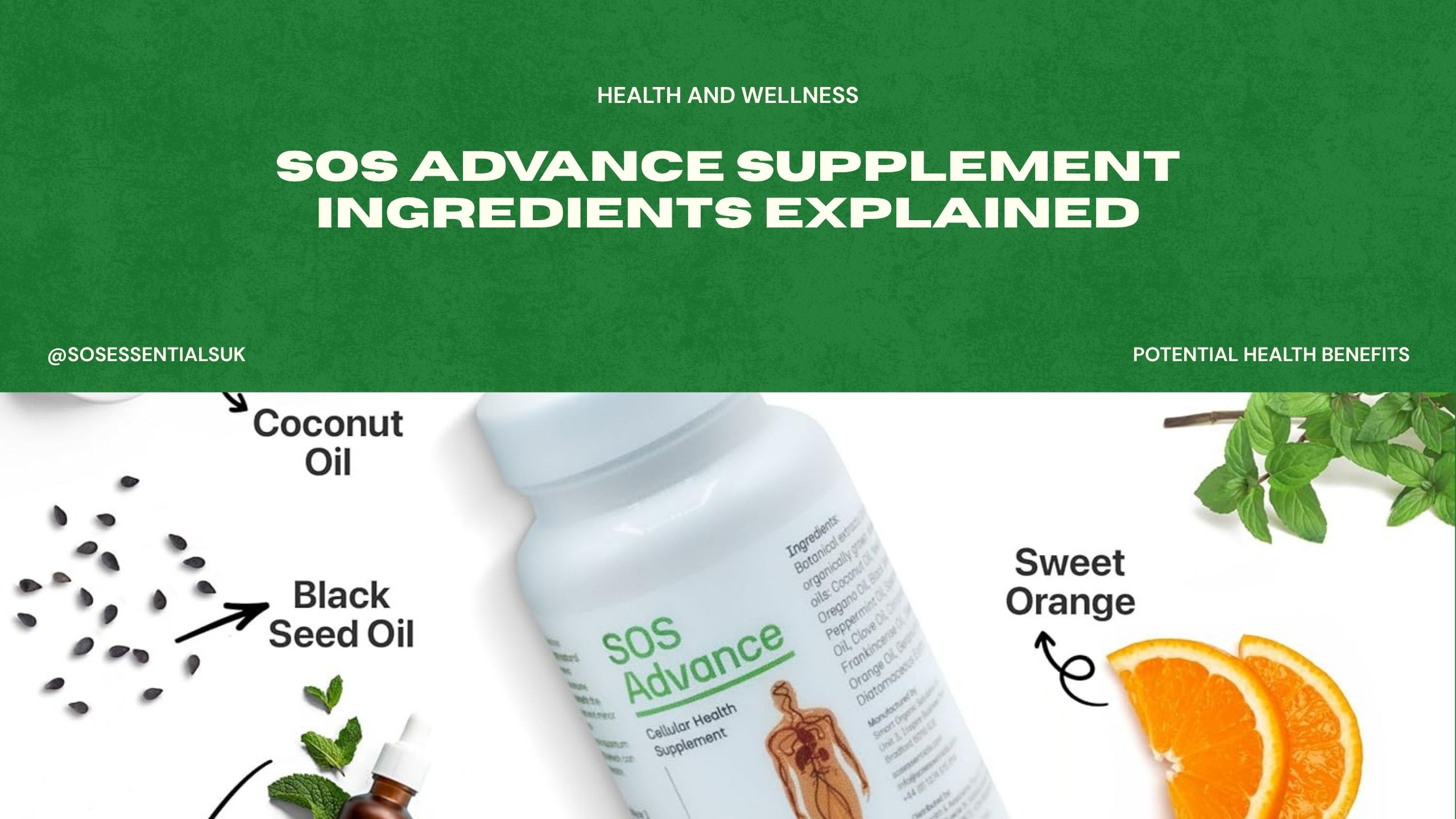 SOS ADVANCE HEALTH SUPPLEMENT
