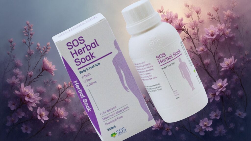 SOS Herbal Soak 250ml nano herbal bath and foot soak