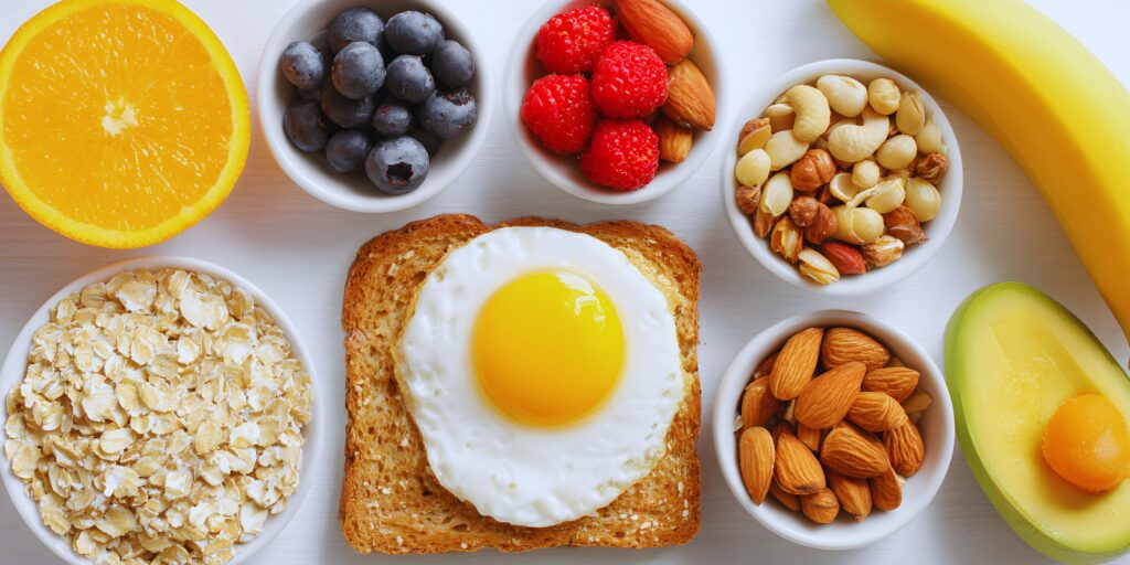 Nutritious breakfast supporting wellness goals