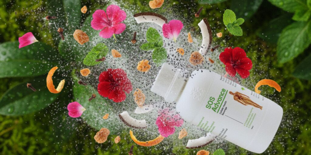 Natural herbs and botanical ingredients traditionally used for winter wellness support