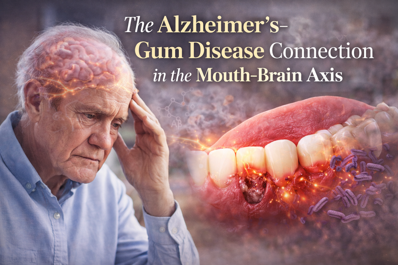 The Alzheimer's-Gum Disease Connection in the Mouth-Brain Axis