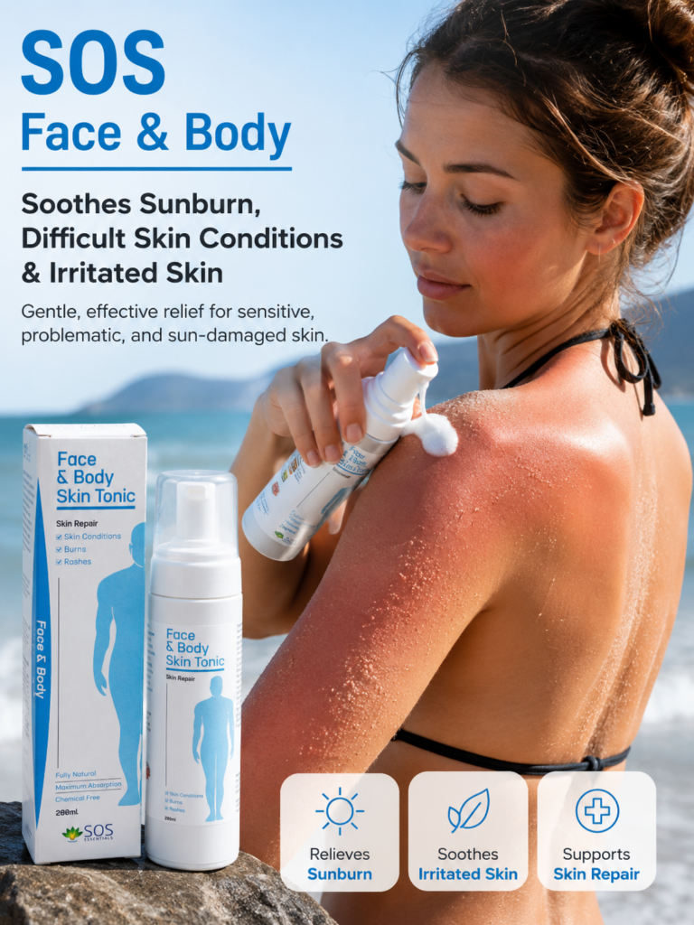 UK Heatwave 2026 Natural Skin Relief; Sunburn, Eczema, Rosacea & Acne {#skin-relief}